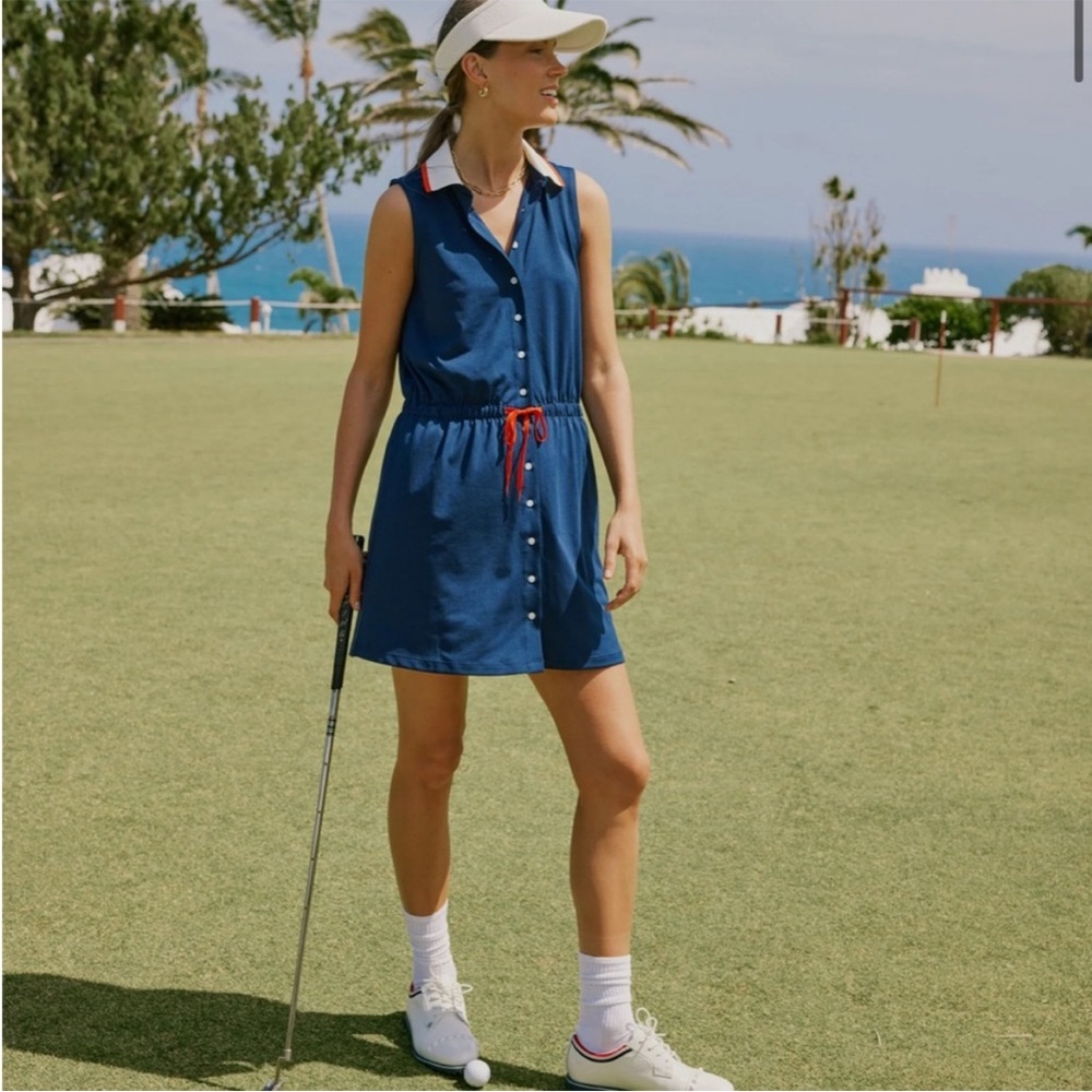 Navy Sleeveless Alcott Golf Dress Size XS Tuckernuck